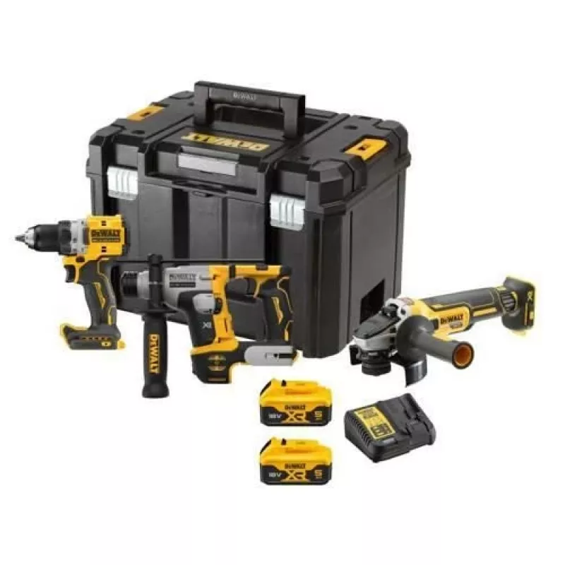 Akumuliatorinis atsuktuvas / smūginis suktuvas DeWALT DCK355P2T-QW 18V 2x5Ah