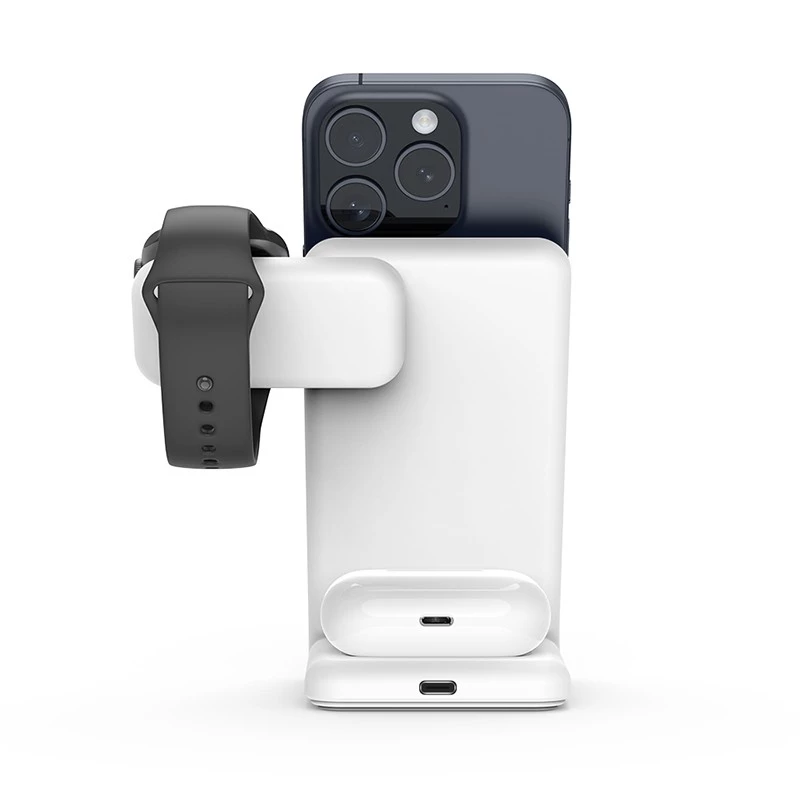 Belaidis įkroviklis 3v1 MagSafe, skirtas iPhone, Apple Watch ir AirPods Crong