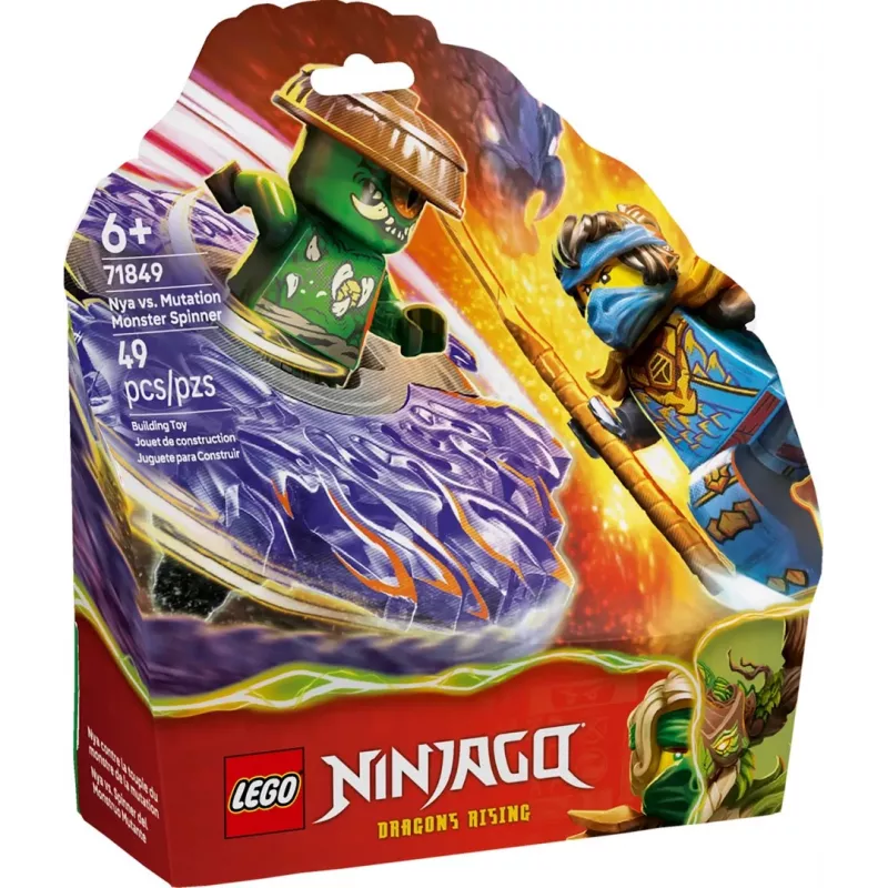 LEGO NINJAGO 71849 Nya prieš Elementalų Monstrą Spineris