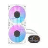 CPU vandens aušintuvas Darkflash DH240D baltas 240 mm radiatorius RGB