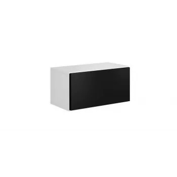 Cama uždara daiktų spintelė ROCO RO3 75/37/39 baltas/baltas/juodas