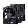 Phanteks M25 Gen2 140 mm PWM korpuso ventiliatoriai – 3 vnt. rinkinys, juodi
