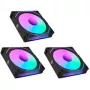 LIAN LI UNI FAN SL-INF 120 ARGB Reverse Blade 3-Pack - juoda