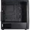 Inter-tech 88881309 juoda