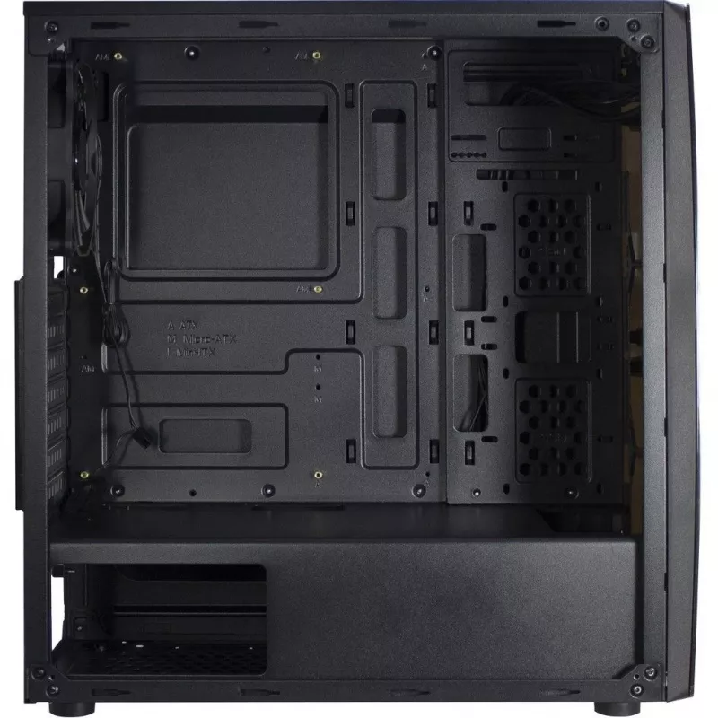 Inter-tech 88881309 juoda