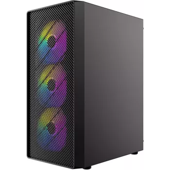 Antec AX26 RGB Elite Mid Tower Gaming Bl - Midi/Mini Tower (0-761345-10199-8)