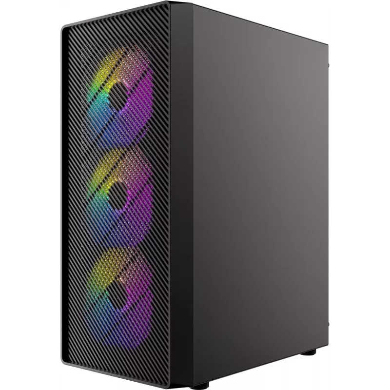 Antec AX26 RGB Elite Mid Tower Gaming Bl - Midi/Mini Tower (0-761345-10199-8)