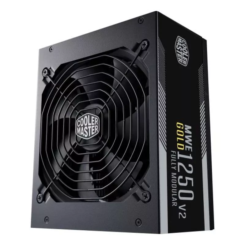 Cooler Master MPE-C501-AFCAG-EU MWE Gold V2, ATX 1250W, RTX Ready, modulinis, 140mm, juodas