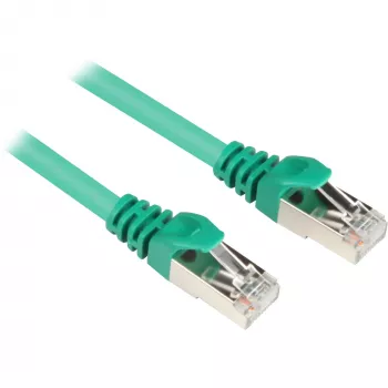 Pataisos kabelis RJ45 kištukas > RJ45 kištukas CAT.6 S/FTP (žalias, 1,5 metro)