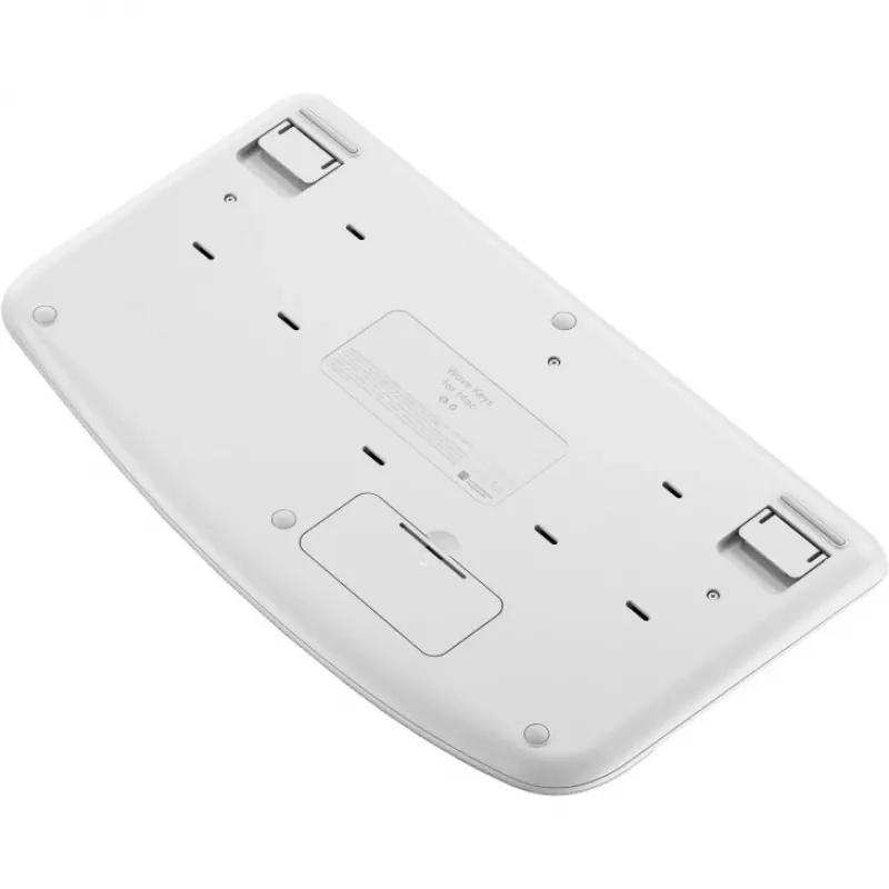 Logitech Ergo Series Wave Keys for Mac - Klaviatūra - Belaidė - Bluetooth LE - AZERTY - Prancūziška - Balta (920-012406)