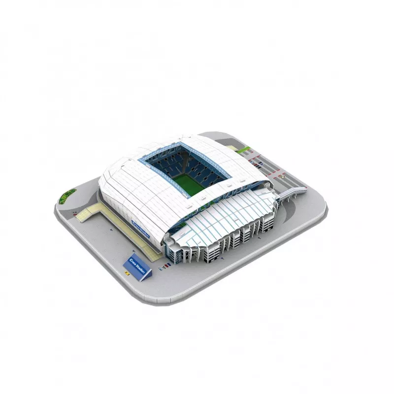 3D dėlionė cubicfun Lech Poznan stadiono modelis – mastelinis surenkamas stadiono kopija, kartoninės dalys, modelio numeris 306-20257