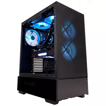 InWin Modfree Base Big-Tower Grūdintas stiklas - juoda