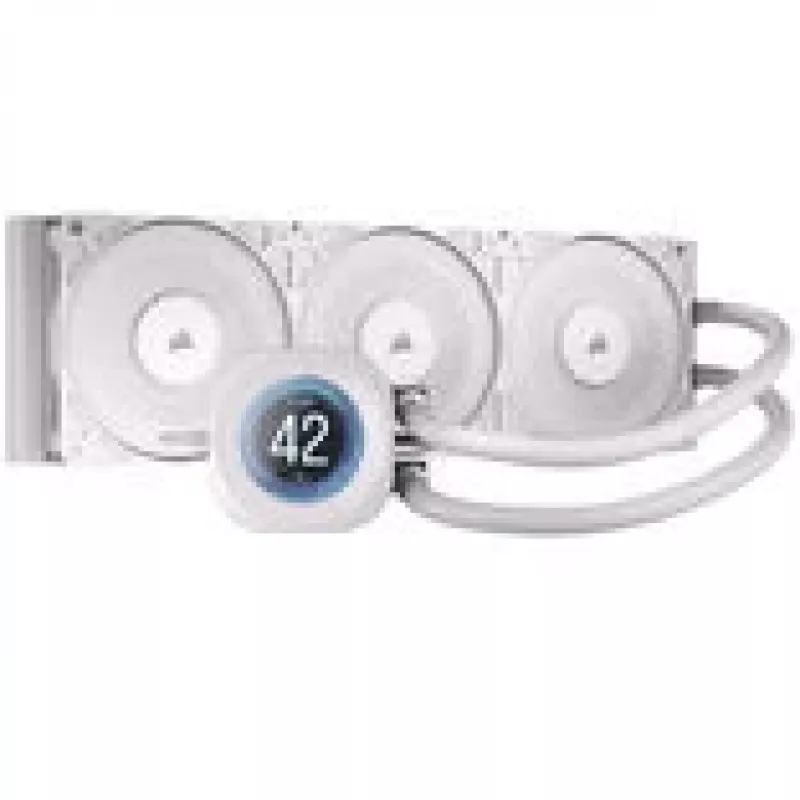 Viskas viename skysčio aušintuvas Corsair Nautilus 360 RS 12 cm baltas