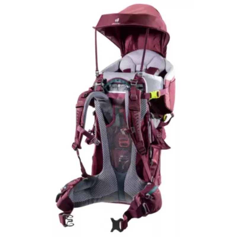 Deuter Kid Comfort kūdikio nešiojimo kuprinė, poliamidas, raudona