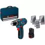 Bosch GSR 12V-15 Professional 1300 RPM 600 g Juoda, Mėlyna