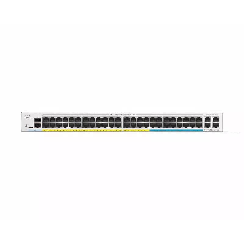 Valdomas komutatorius Cisco Catalyst C1300-48MGP-4X L2/L3 Gigabit Ethernet PoE