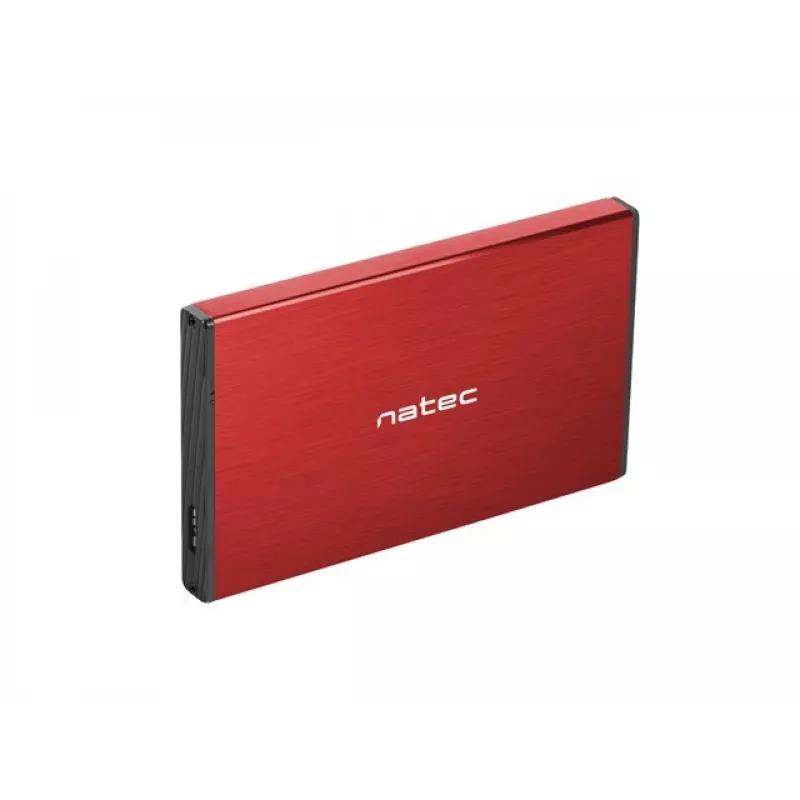 NATEC HDD KORPUSAS RHINO GO (USB 3.0, 2.5, RAUDONAS)