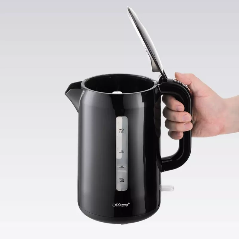 Maestro MR-022 elektrinis virdulys 2,2 L 2200 W (MR-022-BLACK) Juodas