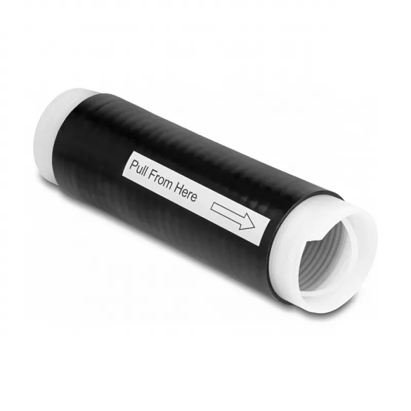 Termiškai susitraukiantis vamzdelis DeLOCK 20861 35 mm x 130 mm juodas silikoninis 2 vnt.
