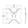 TV laikiklis LogiLink BP0004 106,7 cm (42 col.) juodas