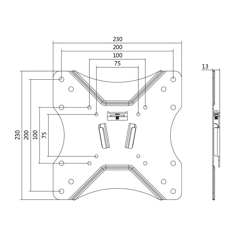TV laikiklis LogiLink BP0004 106,7 cm (42 col.) juodas