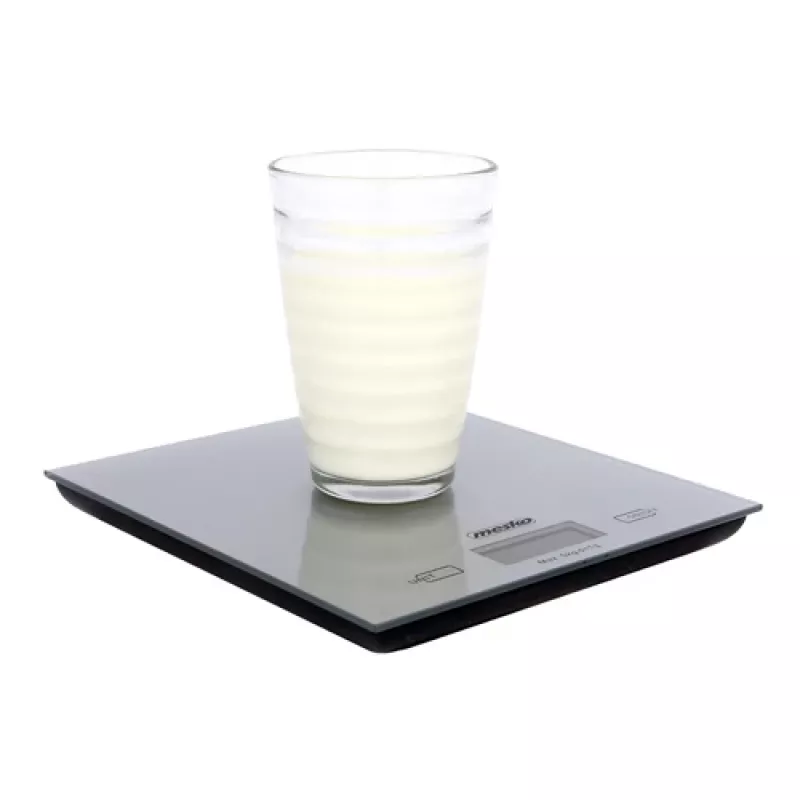 Mesko | Virtuvinės svarstyklės | MS 3145 | Maksimalus svoris (talpa) 5 kg | Padalos vertė 1 g | Ekrano tipas LCD | Sidabrinė