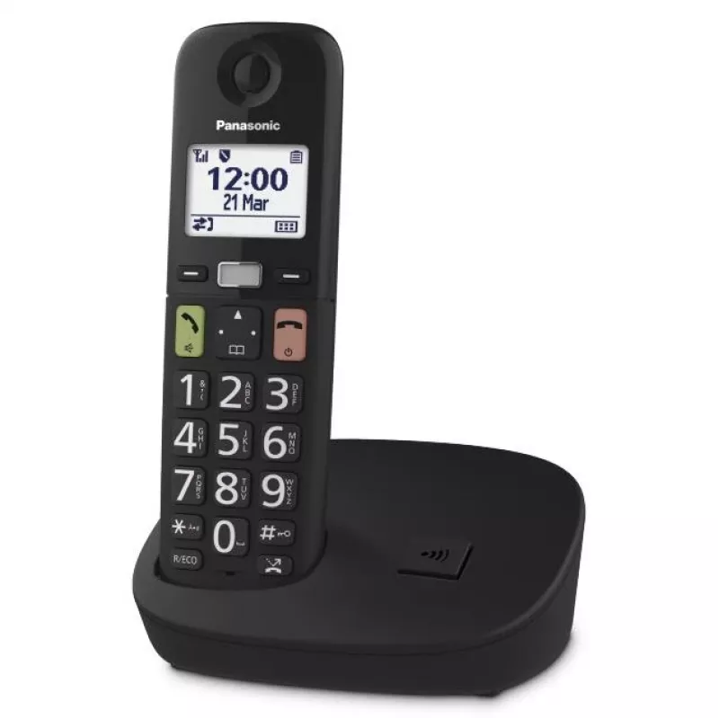 Belaidis telefonas Panasonic KX-TGU110FXB su DECT belaide technologija