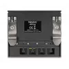Patch panel DELOCK Mini Desktop RJ45 4-port Cat.6A shielded juodas, metalinis, 90×22×93 mm