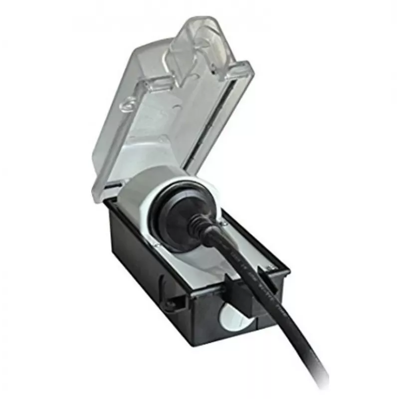 Socket Outlet Bachmann 924.349 Juoda Transparent