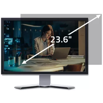 Ekrano privatumo filtras Qoltec 51058 59,9 cm (23,6 col.) monitoriui