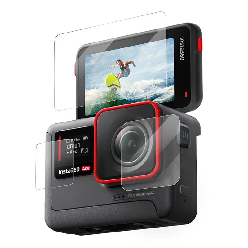 Grūdinto stiklo ekrano apsauga Telesin S6-FLM-02-TIS, skirta Insta360 Ace Pro Ace – modelis S6-FLM-02-TIS