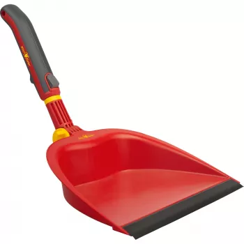 Šiukšlių semtuvėlis WOLF-Garten BK-M 25 cm raudona/pilka — lauko sodo semtuvėlis, kompaktiškas 25 cm pločio