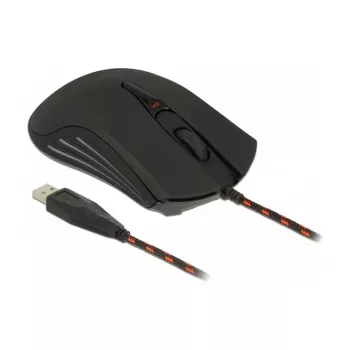 Žaidimų pelė DeLOCK 12531 abiem rankoms tinkama USB Type-A optinė 4800 DPI