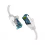EFB-Elektronik RJ45 komutacinis kabelis su Cat.7 neapdorotu kabeliu, baltas, 2 m, S/FTP PIMF, tinklo kabelis LAN DSL