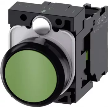 Siemens 3SU1100-0AB40-1BA0 tinklo įrenginys, žalias