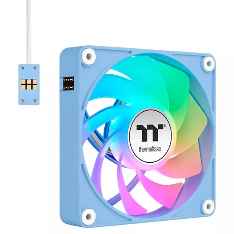 Thermaltake CT140 EX Reverse ARGB 140 mm korpuso ventiliatorius, 3 vnt. pakuotė, „Hydrangea Mėlyna“