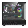 Kompiuterio korpusas DarkFlash DS950 (juodas) — midi bokštas, suderinamas su ATX