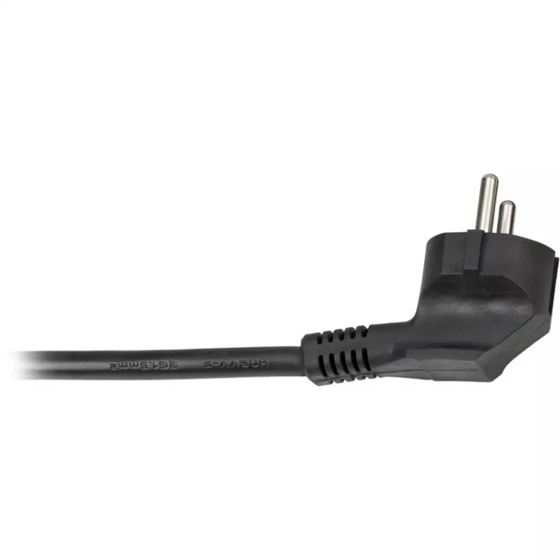 Brennenstuhl 1390007308 - 2 m - 8 AC išėjimai - Vidinis - IP20 - Aliuminis - Plastikas - Juoda - Sidabrinė