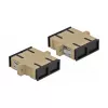 DELOCK optinis adapteris SC lizdas–SC lizdas smėlinis, 4 vnt. pakuotė (modelis 85996)