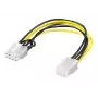 Wentronic Goobay vidinis kompiuterio maitinimo laidas - PCI Express 6 kontaktų lizdas > PCI Express 8 kontaktų lizdas (93635)