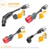 Juice Technology JUICE BOOSTER 2 Traveller Plus EV rinkinys (EU) (antracitas/juoda, 1,4–22 kW, 3,1 m laidas)