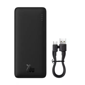 Baseus Airpow ličio polimero maitinimo bankas 20000 mAh 20 W juodas