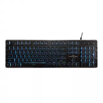 Mechaninė žaidimų klaviatūra White Shark Tachi Juoda US išdėstymas RGB apšvietimas