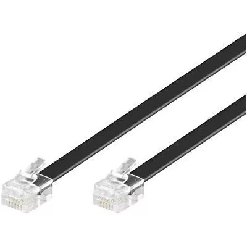 Telefono laidas Microconnect MPK106B RJ12 RJ12 6 m Juoda