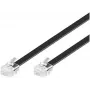Telefono laidas Microconnect MPK106B RJ12 RJ12 6 m Juoda