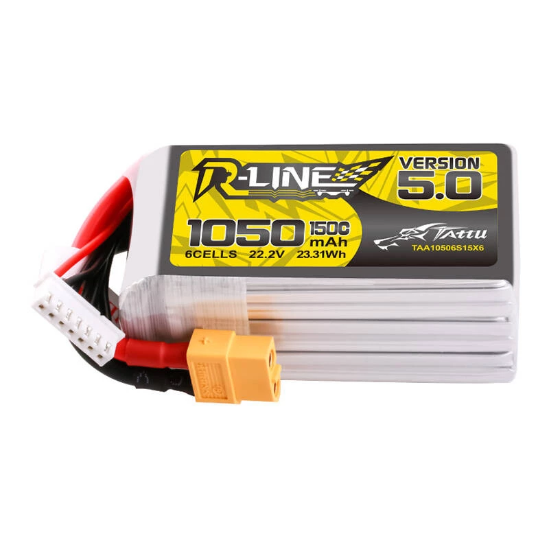 Baterija Tattu R-Line 5.0 1050 mAh 22.2 V Įvairių spalvų