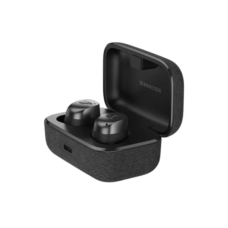 SENNHEISER Momentum MTW4 belaidės Bluetooth triukšmą slopinančios sportinės ausinės - juoda ir grafitas