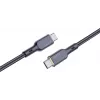 AUKEY CB-KCC101 Nailoninis USB C - USB C kabelis, 1 m