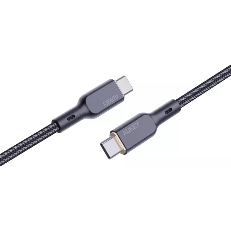 AUKEY CB-KCC101 Nailoninis USB C - USB C kabelis, 1 m