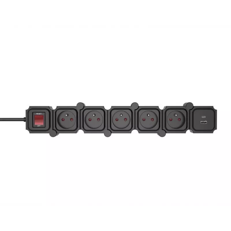 Maitinimo lizdas TB Energy Power Strip 1.5 m — 1.5 m laidas, keli lizdai